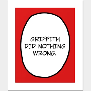 Griffith did nothing wrong. Posters and Art